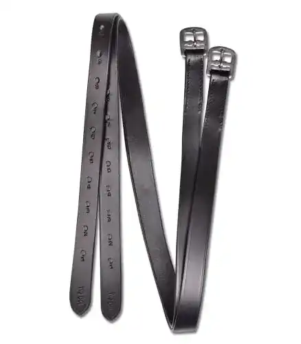 Steigbügelriemen Waldhausen Star 140 cm in Schwarz