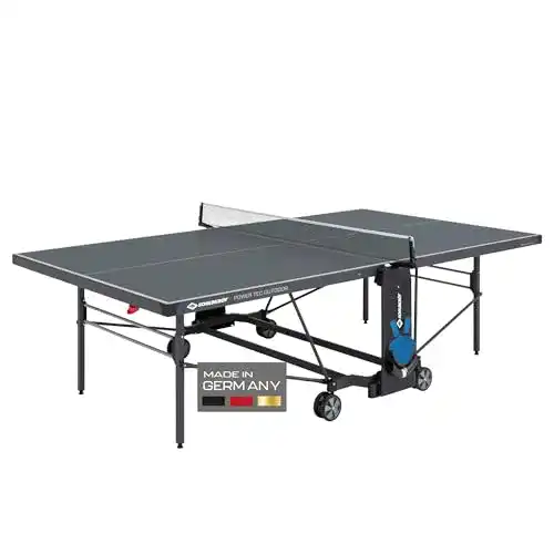 Outdoor Tischtennisplatte Schildkröt PowerTec – Wetterfest und Klappbar