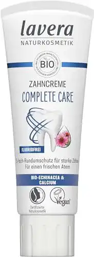 Vegane Zahnpasta Lavera Zahncreme Complete Care ohne Fluorid