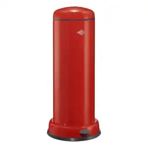 Wesco Big Baseboy Abfallsammler in Rot, 30 Liter mit Dämpfer