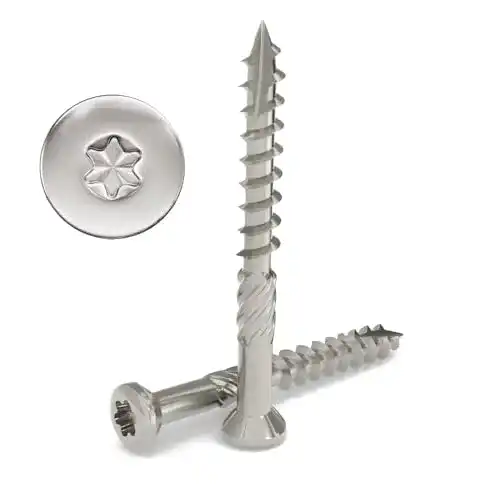 Terrassenschrauben aus Edelstahl 4,0 x 40 mm von TERRASSCO im Set