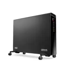 DeLonghi HX65L22 Konvektor Heizkörper in Schwarz-Grau
