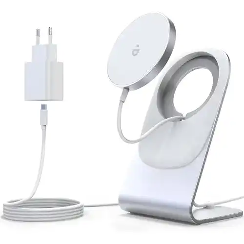 iPhone Ladestation RoRoSkin Wireless Charger für MagSafe