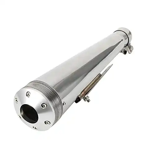 Motorrad Auspuffrohr von Ebtools, 38-51mm Universal für Motorräder
