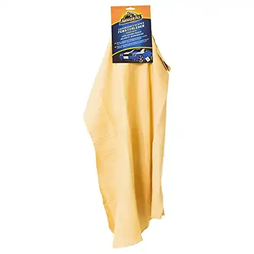 Fensterleder Armor All – Hochwertiges echtes Leder für streifenfreie Reinigung