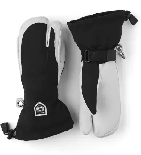 Hestra Skihandschuhe für Damen – DREI-Finger-Handschuhe aus Leder