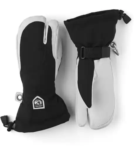 Hestra Skihandschuhe für Damen – DREI-Finger-Handschuhe aus Leder