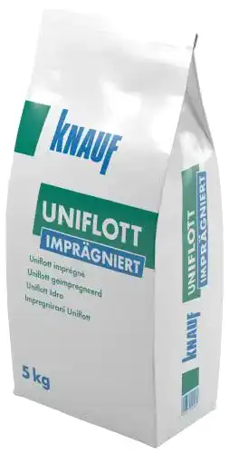 Wandspachtel innen Knauf Uniflott imprägniert Gipsspachtelmasse 5 kg