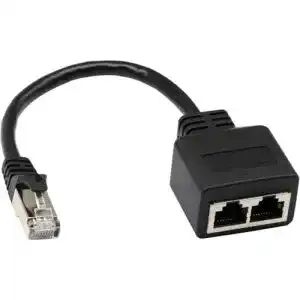LAN-Splitter Zdycgtime RJ45-Netzwerkkabel für Ethernet-Verbindungen