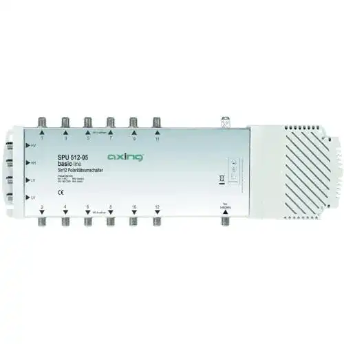 Multischalter 5×12 Axing SPU 512-05 für SAT-Anwendungen