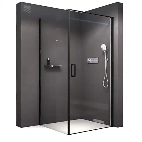 Bernstein Duschkabine EX416S 100 x 100 cm Eckdusche aus ESG-Glas