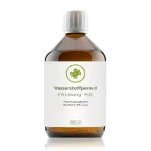 Wasserstoffperoxid 3 Prozent in Pharmaqualität, 500 ml