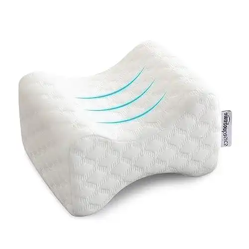 Kniekissen von Amazon Basics mit Memory Foam für Seitenschläfer