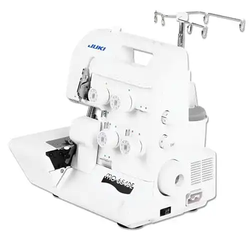 Juki MO-654DEN Overlockmaschine mit 3/4 Fäden und Metallgehäuse