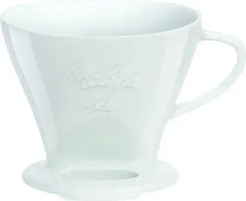 Kaffeefilter Melitta Porzellan weiß für Filtertüten 1×4