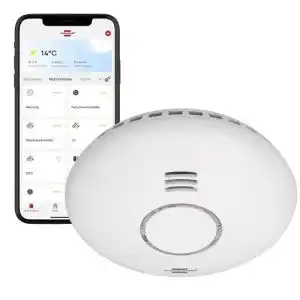 Hitzemelder Brennenstuhl Connect WiFi Rauch- und Hitzewarnmelder