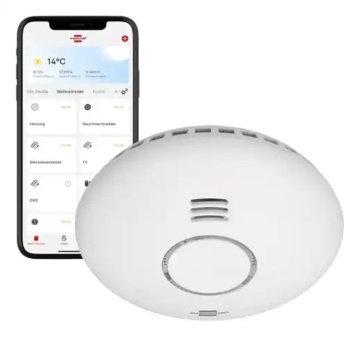 Hitzemelder Brennenstuhl Connect WiFi Rauch- und Hitzewarnmelder