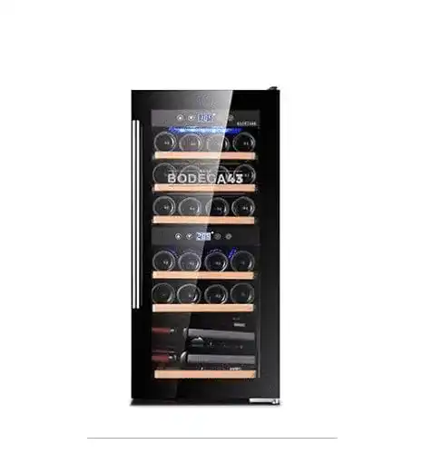 Weinkühlschrank mit 2 Zonen Bodega43 für 24 Flaschen