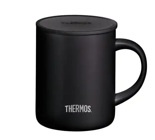 Edelstahlbecher Thermos Longlife Cup 350ml in schwarz