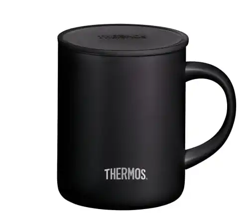 Edelstahlbecher Thermos Longlife Cup 350ml in schwarz