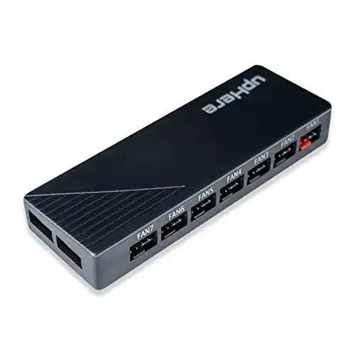 Lüftersteuerung upHere 7-Port 4-Pin SATA PWM Lüfter Hub/Splitter