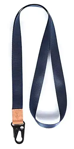 Schlüsselband Hezen Lanyard für Schlüssel und ID – Navy Blau