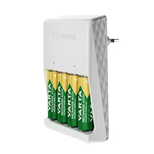 Varta Ladegerät für AA/AAA Akkus mit 4x 2100mAh Akkus