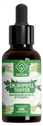Chlorophyll Tropfen Enolenia aus hochdosierter Alfalfa