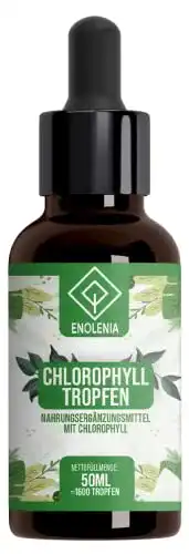 Chlorophyll Tropfen Enolenia aus hochdosierter Alfalfa