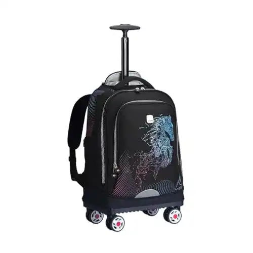 Rucksack-Trolley Uniker mit Rollen für Reisen und Schule