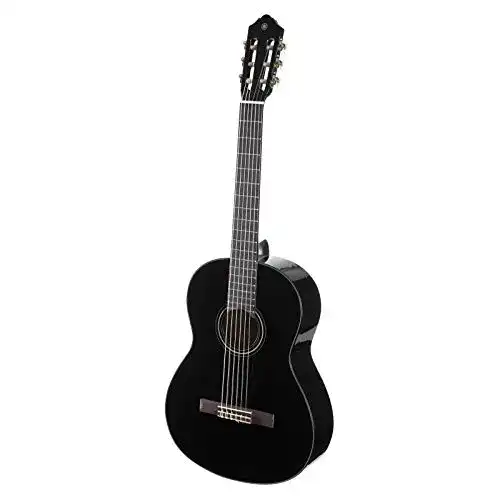 Yamaha C40BLII Akustikgitarre schwarz Einsteigermodell mit Fichtendecke