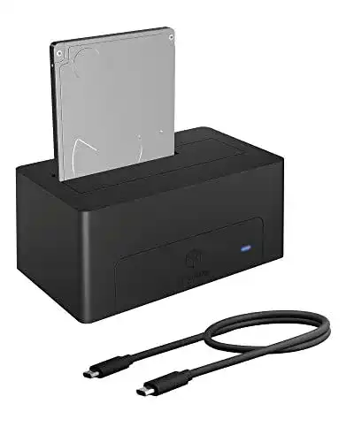 Festplatten-Docking-Station ICY BOX mit USB-C 3.1 für HDDs und SSDs