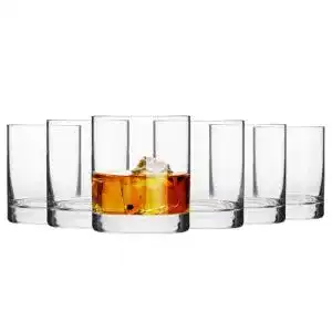 Whiskyglas KROSNO Whisky-Gläser Tumbler, Set von 6, 300 ML