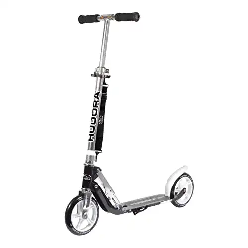 Hudora BigWheel 180 Scooter – Klappbarer Tretroller für Kinder und Erwachsene