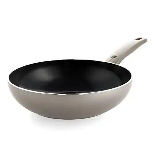 Wokpfanne GreenPan Cambridge Keramik Antihaft 28 cm 3,7 Liter