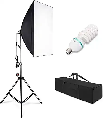 Softbox Beleuchtungs-Set MOOH für Fotografie 50 x 70 cm