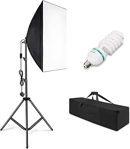 Softbox Beleuchtungs-Set MOOH für Fotografie 50 x 70 cm