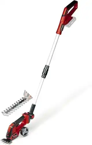 Akku-Grasschere Einhell GE-CG 18/100 für präzise Heckenpflege