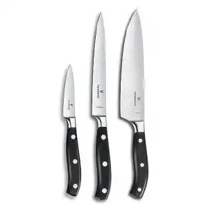 Victorinox Grand Maître Kochmesser Set, 3-teilig mit Kunststoffgriff