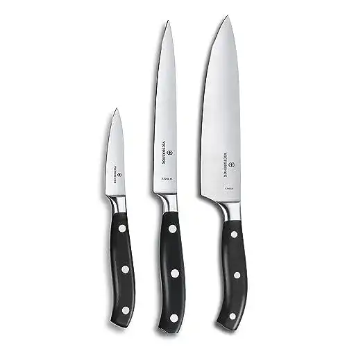 Victorinox Grand Maître Kochmesser Set, 3-teilig mit Kunststoffgriff