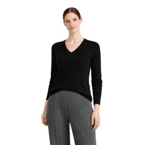 Kaschmir-Pullover für Damen aus 100% Cashmere mit V-Ausschnitt