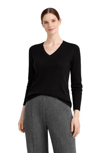Kaschmir-Pullover für Damen aus 100% Cashmere mit V-Ausschnitt