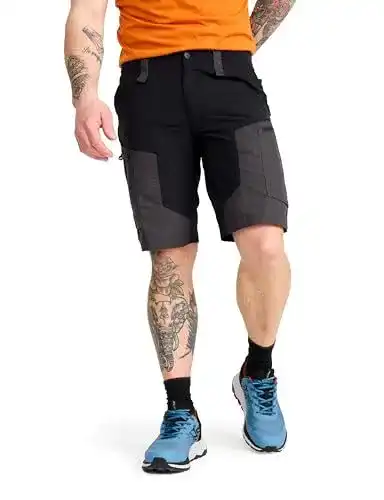 Herren Wandershorts RevolutionRace RVRC GP Shorts in Jet Black