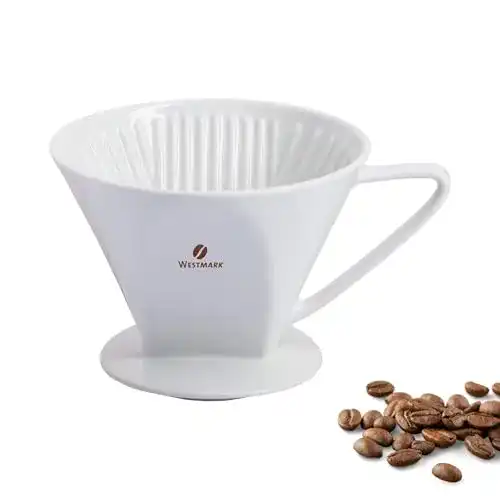 Porzellan-Kaffeefilter von Westmark, Filtergröße 4 für bis zu 4 Tassen