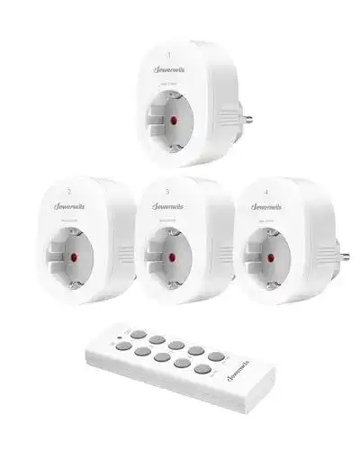 Funksteckdosen DEWENWILS mit Fernbedienung und 2300W Leistung