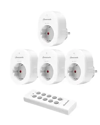 Funksteckdosen DEWENWILS mit Fernbedienung und 2300W Leistung