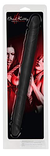 Bad Kitty Double Dong Doppeldildo in Schwarz für Männer und Frauen