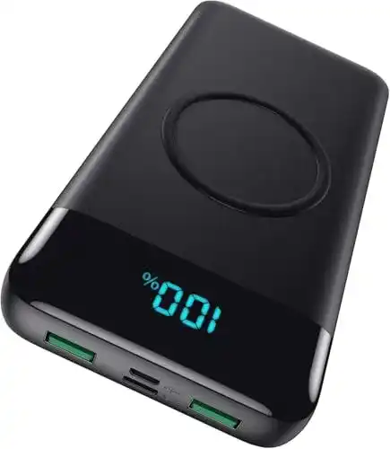 Iposible Powerbank 26800mAh mit Schnellladefunktion und Wireless Charging