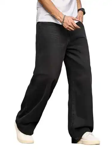 Baggy Jeans für Herren in lockerer Passform Zewool Hip Hop Style