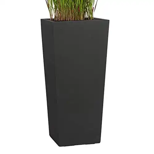 Pflanzkübel aus Fiberglas in Anthrazit von Pflanzwerk